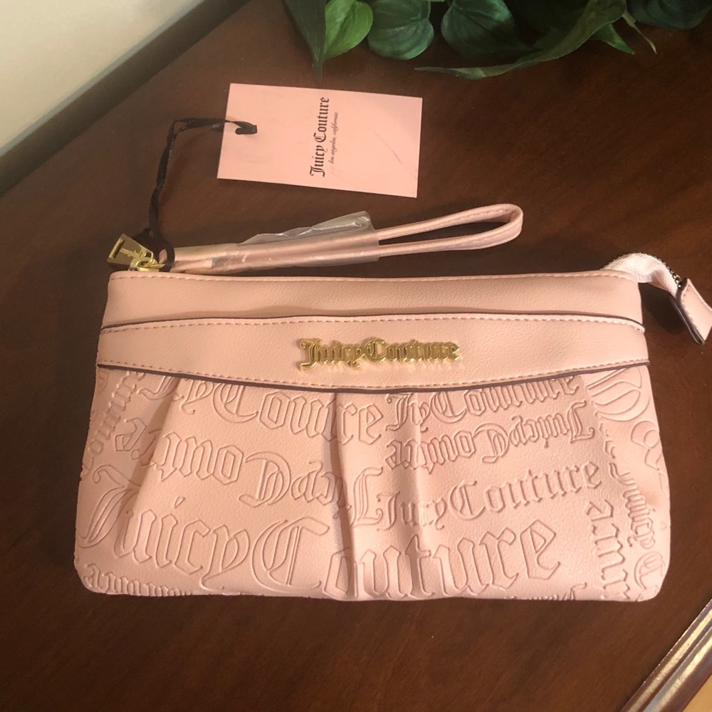 Juicy Couture Macaroon Word Play Logo Wristlet - Picture 5 of 16